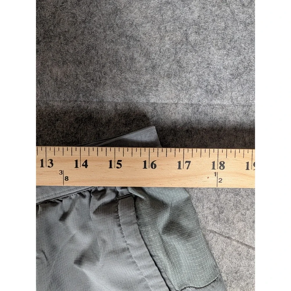 Nike Running Grey Ripstop Athletic Shorts Mesh Panels Pockets Men's Training